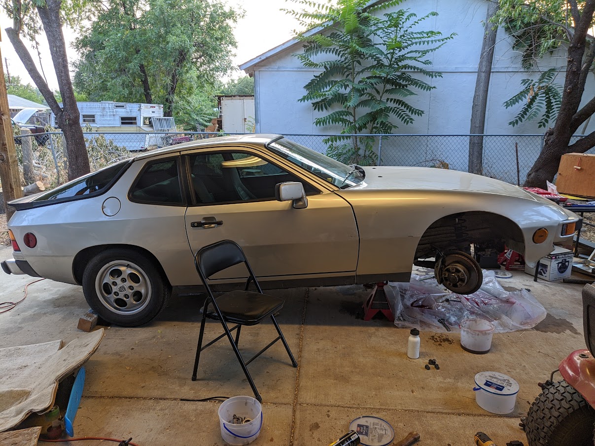 The first "big" job I did - rebuilding the leaky power steering rack